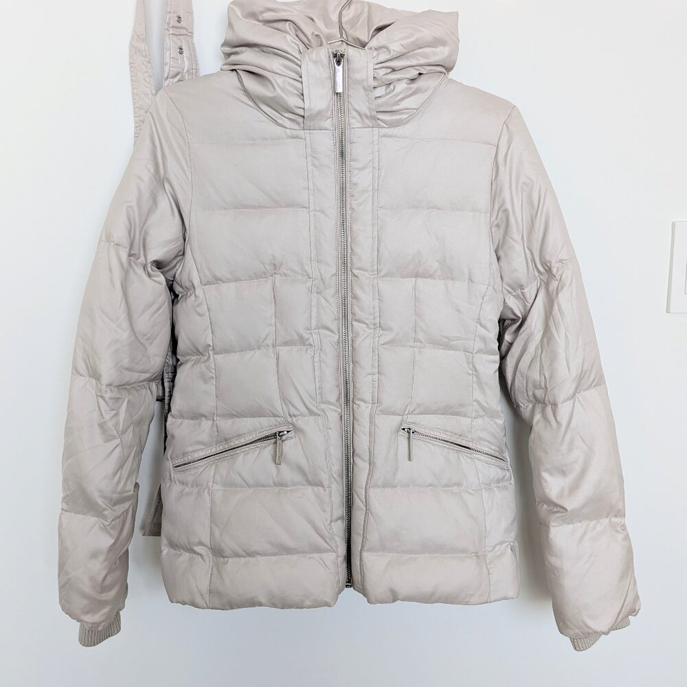 Michael Kors Down Puffer Coat – Ivory Beige, Women's XS
